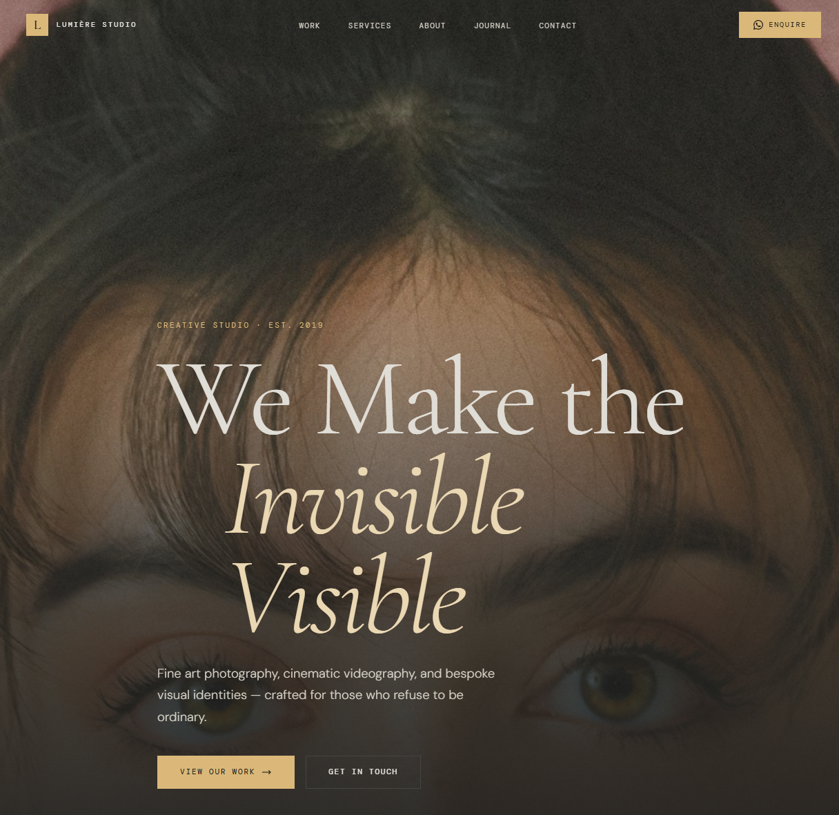 Creative studio website — Kota Kinabalu